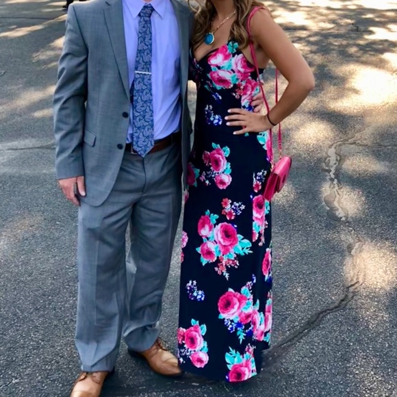 Floral wedding guest dress - Picture 2 of 3